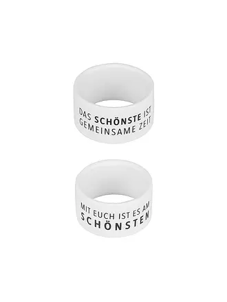 RAEDER | Set de 2 ronds de serviette Schönsten | 